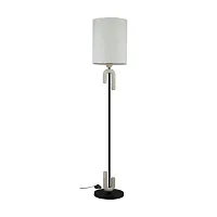 Торшер  Bagel 5410/1F Odeon Light  бежевый 1 лампа, основание чёрное в стиле минимализм
